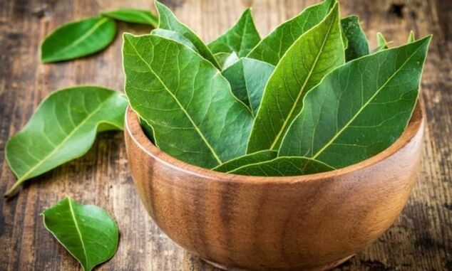 Bay leaves to prepare a decoction that relieves knee swelling in arthrosis
